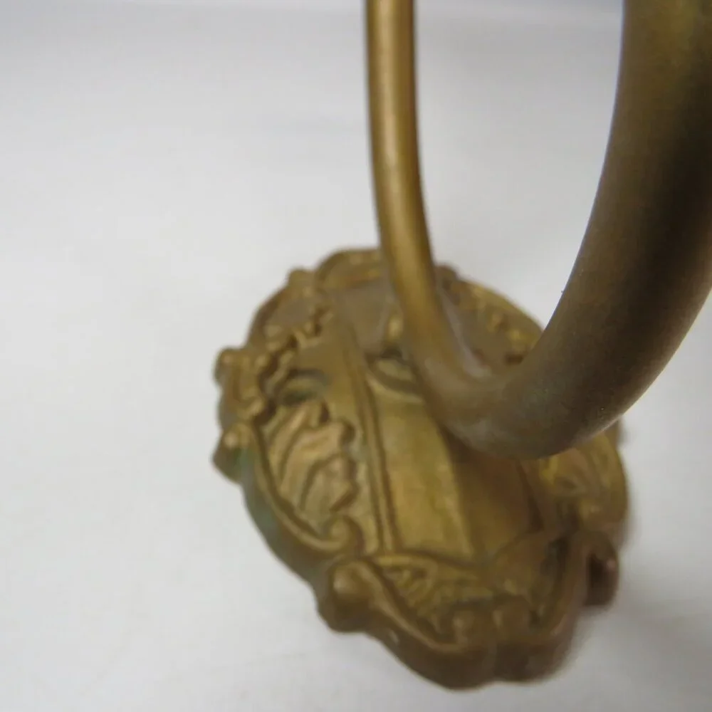 Cast Iron Metal Hook Warm Gold 8 1/4